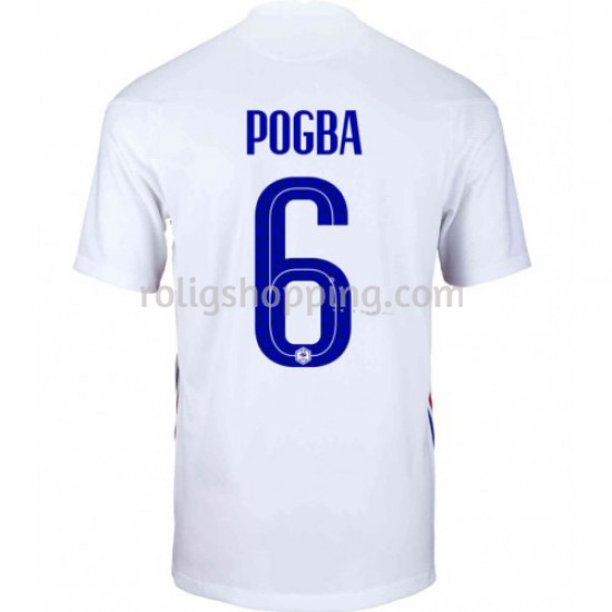 Fotbollströja Frankrike Paul Pogba 6 Bortaställ Euro 2020 Kort ärm
