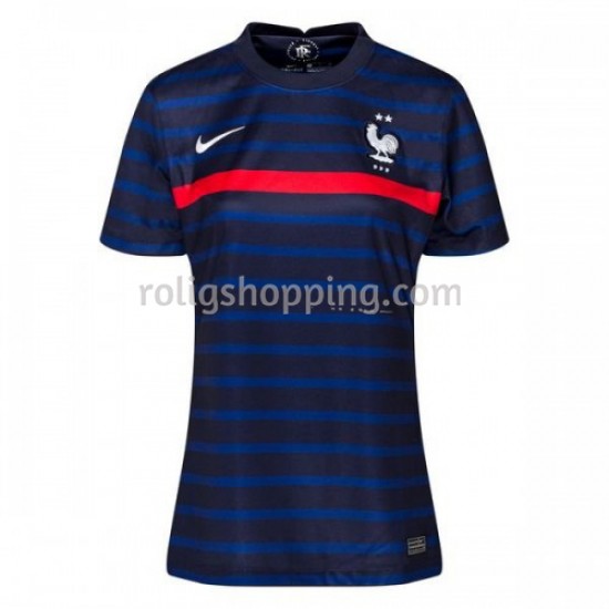 Fotbollströja Frankrike Kvinnor Hemmaställ Euro 2020 Kort ärm