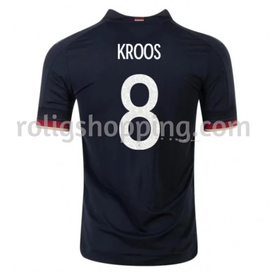Fotbollströja Tyskland Kroos 8 Bortaställ Euro 2020 Kort ärm