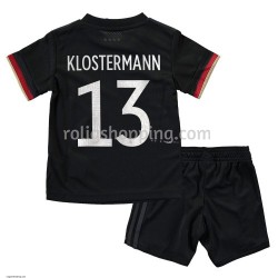 Fotbollströja Tyskland Lukas Klostermann 13 Barn Bortaställ Euro 2020 Kort ärm