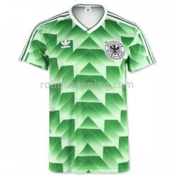 Fotbollströja Tyskland Retro Bortaställ 1990 Kort ärm