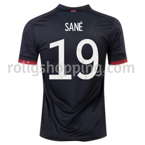Fotbollströja Tyskland SANE 19 Bortaställ Euro 2020 Kort ärm