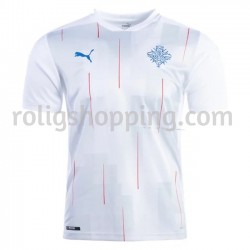 Fotbollströja Island Bortaställ 2020-2021 Kort ärm