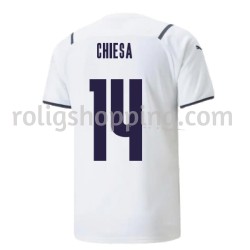 Fotbollströja Italien Federico Chiesa 14 Bortaställ 2021-2022 Kort ärm