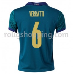 Fotbollströja Italien Verratti 6 Tredjeställ Euro 2020 Kort ärm