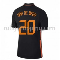 Fotbollströja Nederländerna Donny van de Beek 20 Bortaställ Euro 2020 Kort ärm