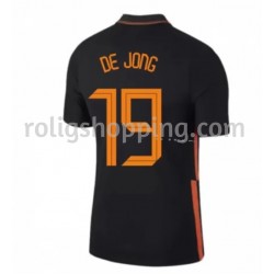 Fotbollströja Nederländerna Luuk de Jong 19 Bortaställ Euro 2020 Kort ärm