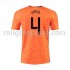Fotbollströja Nederländerna VIRGIL 4 Hemmaställ Euro 2020 Kort ärm