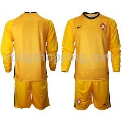 Fotbollströja Portugal Målvakt Barn Bortaställ Euro 2020 Lång ärm