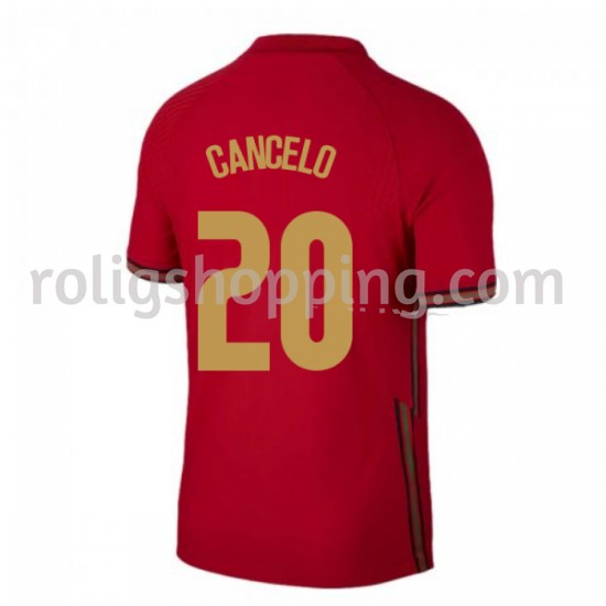 Fotbollströja Portugal Joao Cancelo 20 Hemmaställ Euro 2020 Kort ärm
