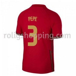 Fotbollströja Portugal Pepe 3 Hemmaställ Euro 2020 Kort ärm Fotbollströja Portugal Pepe 3 Hemmaställ Euro 2020 Kort ärm