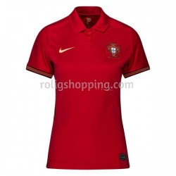 Fotbollströja Portugal Kvinnor Hemmaställ Euro 2020 Kort ärm Fotbollströja Portugal Kvinnor Hemmaställ Euro 2020 Kort ärm