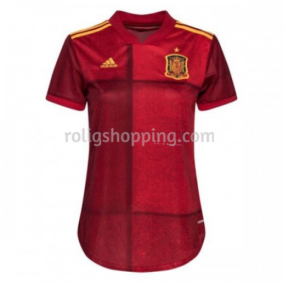 Fotbollströja Spanien Kvinnor Hemmaställ Euro 2020 Kort ärm