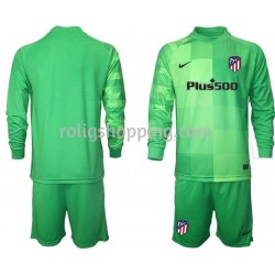 Fotbollströja Atlético Madrid Målvakt Barn Tredjeställ 2021-2022 Lång ärm