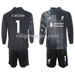 Fotbollströja Liverpool Målvakt A.BECKER 1 Barn Tredjeställ 2021-2022 Lång ärm