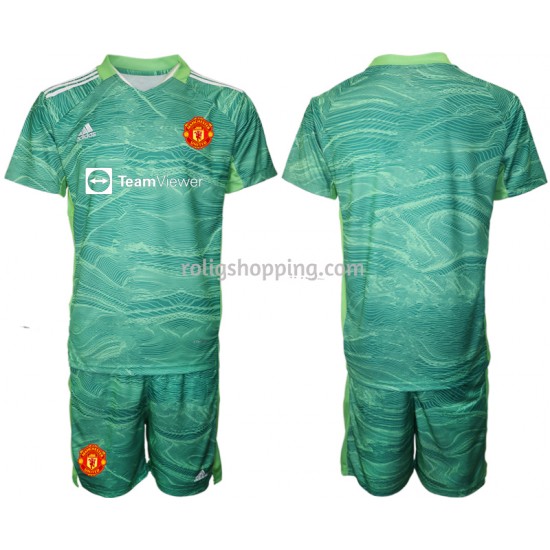 Fotbollströja Manchester United Målvakt Barn Tredjeställ 2021-2022 Kort ärm