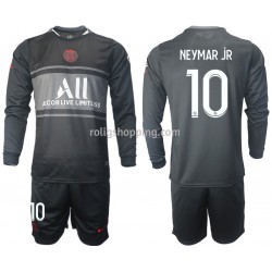 Fotbollströja Paris Saint-Germain Neymar JR 10 Barn Tredjeställ 2021-2022 Lång ärm