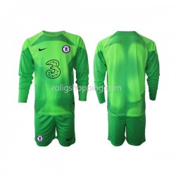 Fotbollströja Chelsea Målvakt Barn Tredjeställ 2022-2023 Lång ärm