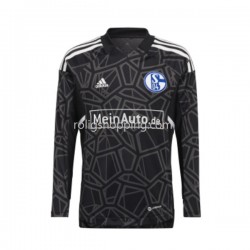 Fotbollströja FC Schalke 04 Målvakt Män Hemmaställ 2022-2023 Lång ärm