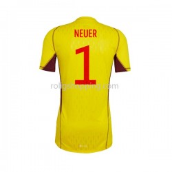 Fotbollströja Tyskland Manuel Neuer 1 Målvakt Män Bortaställ World Cup 2022 Kort ärm