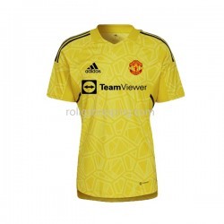 Fotbollströja Manchester United Målvakt Män Bortaställ 2022-2023 Kort ärm