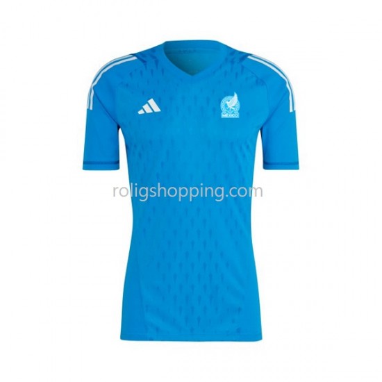 Fotbollströja Mexiko Målvakt Män Bortaställ 2022 Kort ärm