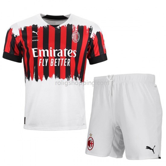 Fotbollströja AC Milan Barn Fjärdeställ 2022-2023 Kort ärm