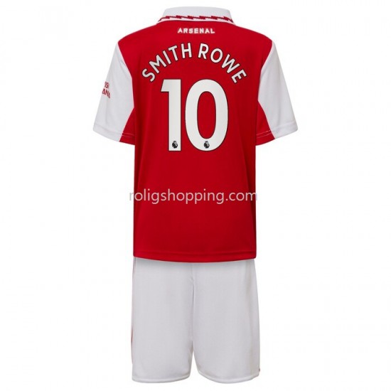 Fotbollströja Arsenal Smith Rowe 10 Barn Hemmaställ 2022-2023 Kort ärm