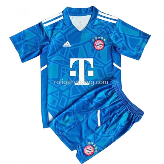 Fotbollströja Bayern München Målvakt Barn Fjärdeställ 2022-2023 Kort ärm