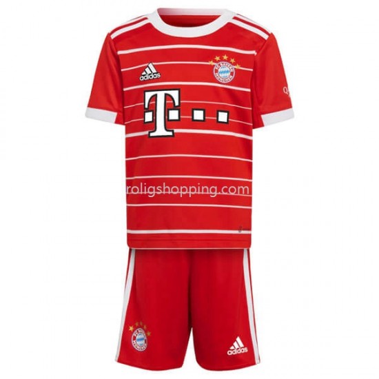 Fotbollströja Bayern München Barn Hemmaställ 2022-2023 Kort ärm