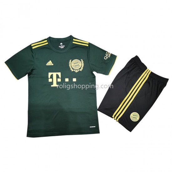 Fotbollströja Bayern München Barn Hemmaställ 2021-2022 Kort ärm