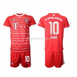 Fotbollströja Bayern München Sane 10 Barn Hemmaställ 2022-2023 Kort ärm