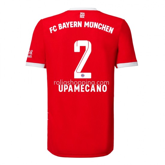 Fotbollströja Bayern München Upamecano 2 Hemmaställ 2022-2023 Kort ärm