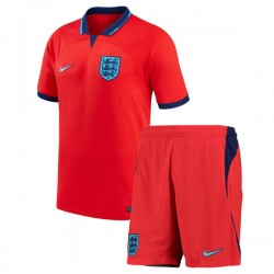 Fotbollströja England Barn Bortaställ World Cup 2022 Kort ärm