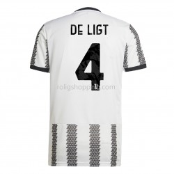 Fotbollströja Juventus De Ligt 4 Hemmaställ 2022-2023 Kort ärm