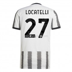 Fotbollströja Juventus Locatelli 27 Hemmaställ 2022-2023 Kort ärm