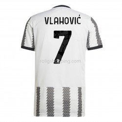 Fotbollströja Juventus Vlahovic 7 Hemmaställ 2022-2023 Kort ärm