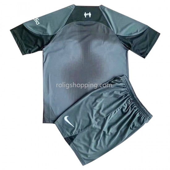 Fotbollströja Liverpool Barn Bortaställ 2022-2023 Kort ärm