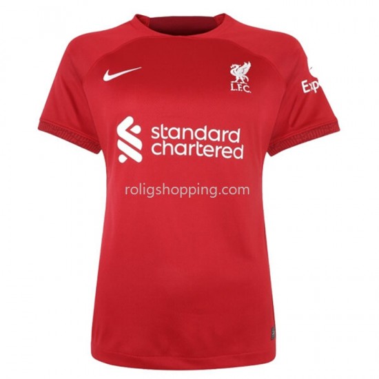 Fotbollströja Liverpool Kvinnor Hemmaställ 2022-2023 Kort ärm