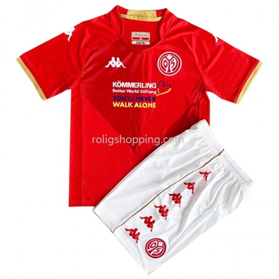 Fotbollströja Mainz 5 Barn Hemmaställ 2022-2023 Kort ärm