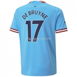 Fotbollströja Manchester City De Bruyne 17 Hemmaställ 2022-2023 Kort ärm