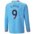 Fotbollströja Manchester City G.Jesus 9 Hemmaställ 2022-2023 Lång ärm