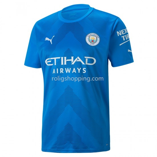 Fotbollströja Manchester City Bortaställ 2022-2023 Kort ärm