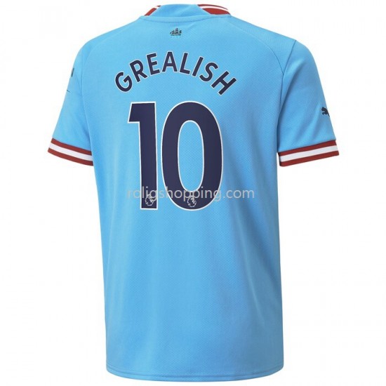 Fotbollströja Manchester City Grealish 10 Hemmaställ 2022-2023 Kort ärm