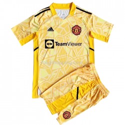 Fotbollströja Manchester United Målvakt Barn Hemmaställ 2022-2023 Kort ärm