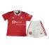 Fotbollströja Manchester United Barn Hemmaställ 2022-2023 Kort ärm