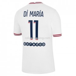 Fotbollströja Paris Saint-Germain Di Maria 11 Fjärdeställ 2021-2022 Kort ärm