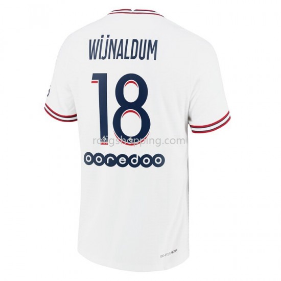 Fotbollströja Paris Saint-Germain Georginio Wijnaldum 18 Fjärdeställ 2021-2022 Kort ärm