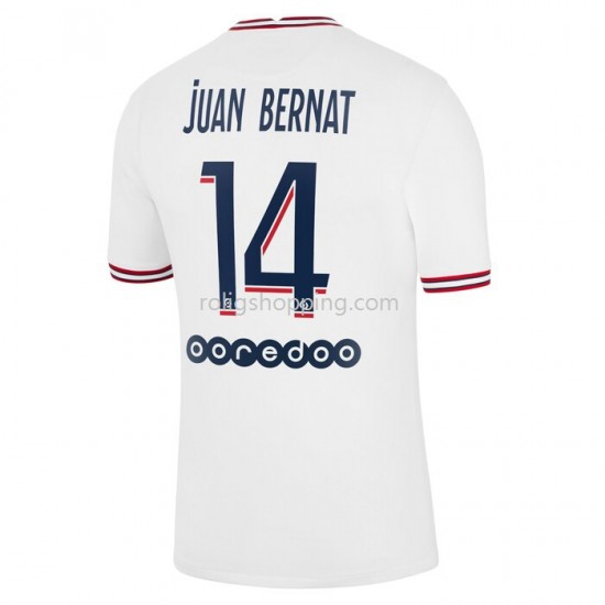 Fotbollströja Paris Saint-Germain Juan Bernat 14 Fjärdeställ 2021-2022 Kort ärm