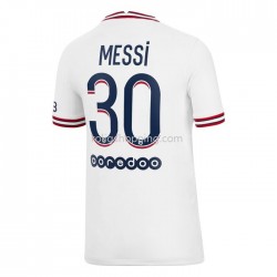 Fotbollströja Paris Saint-Germain Lionel Messi 30 Fjärdeställ 2021-2022 Kort ärm
